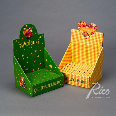 गुणवत्ता  Customizable Highly Visible Brown 1/4 Pallet Market Boxes For Branding फैक्टरी